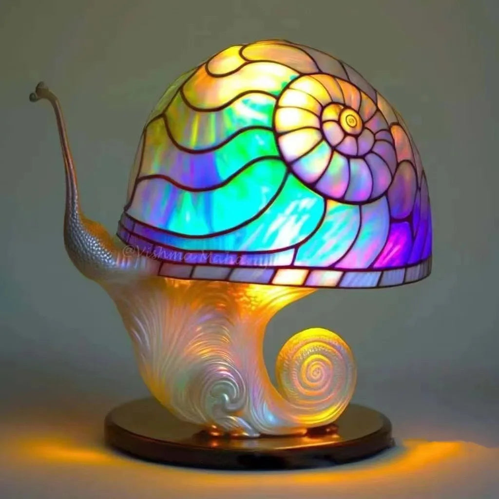 Flower Mushroom Night Light Resin Carved Atmosphere Lamp Led Table Lamp Bedroom Living Room Home Decoration Gift