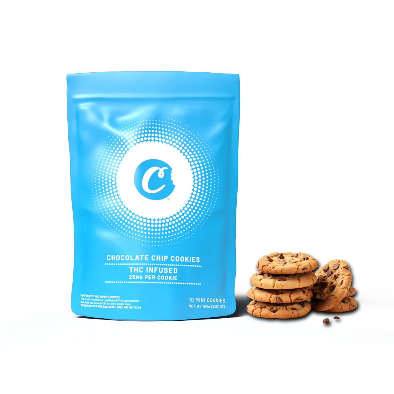 Cookies - Delta 9 Chocolate Chip Cookie 25mg - 10ct Bag